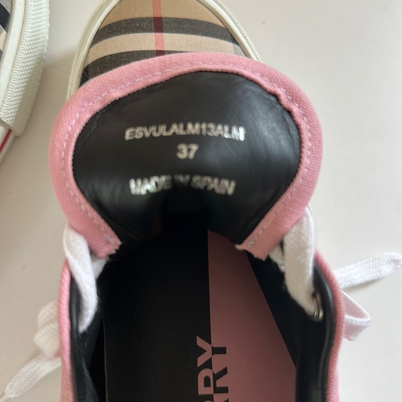 Burberry Authentic Nova Check pattern canvas sneakers - Picture 11 of 11